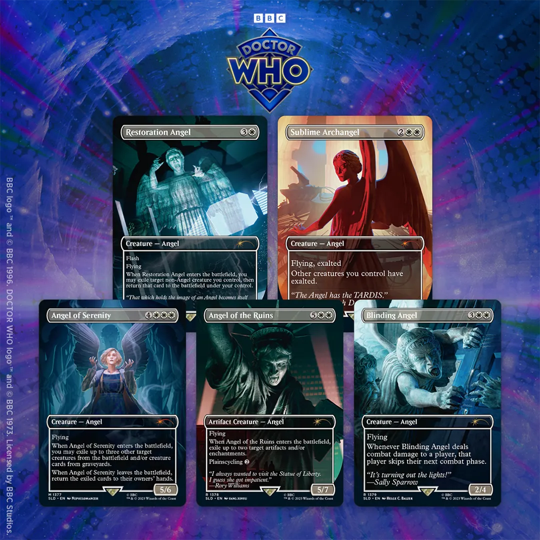 Secret Lair Drop - Secret Lair x Doctor Who: The Weeping Angels