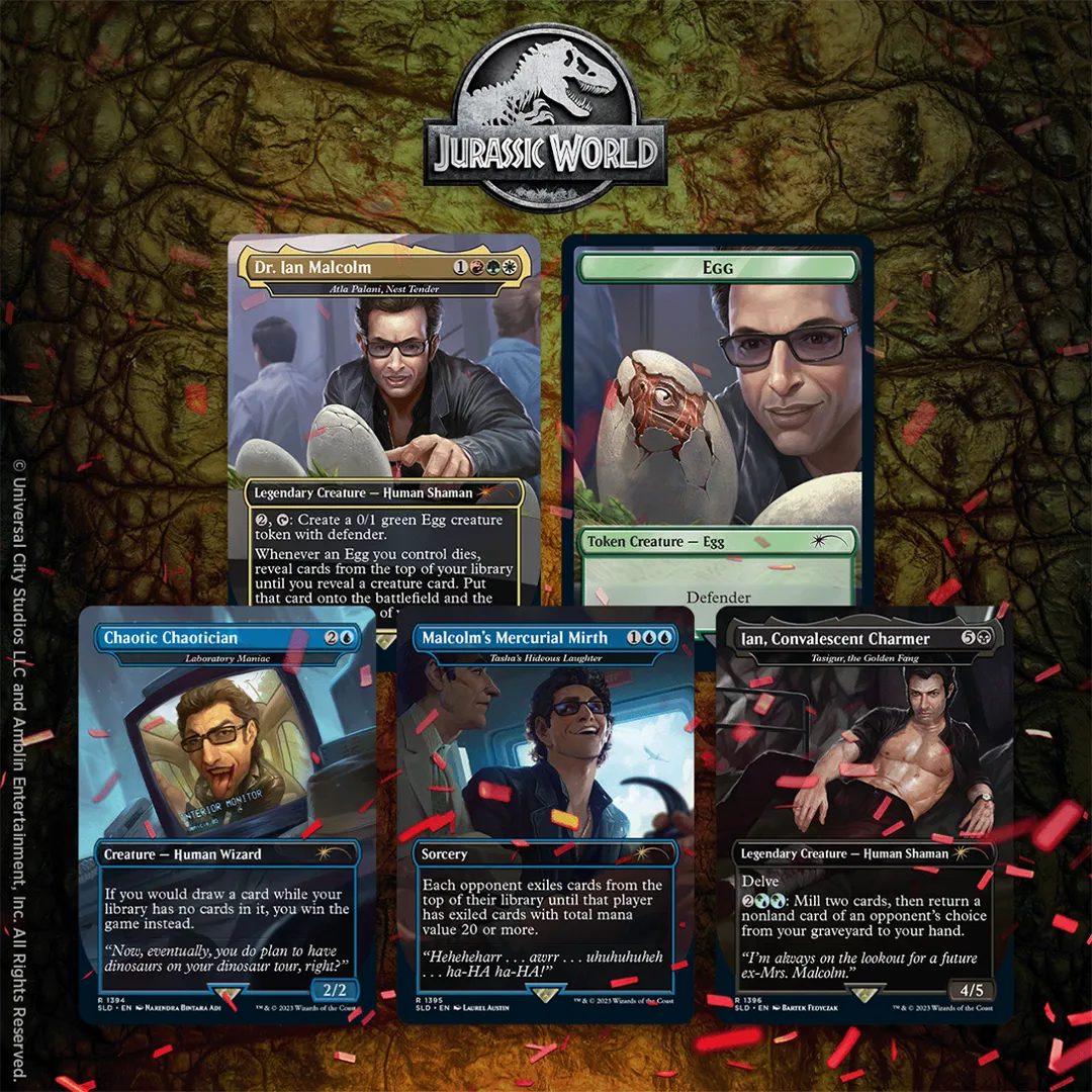 Secret Lair Drop - Secret Lair x Jurassic World: Dr. Ian Malcolm